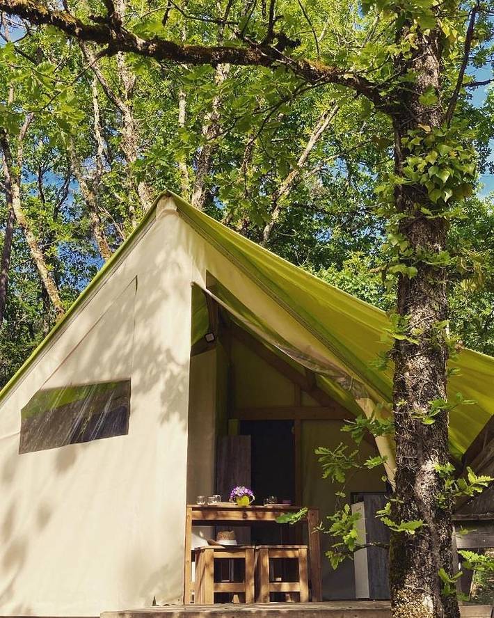 Parc de vacances pour 4 personnes, avec piscine ainsi que bassin pour enfant et jardin à Prayssac - 3