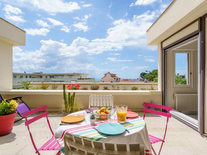 Ferienwohnung für 5 Personen, mit Terrasse und Garten in Biarritz