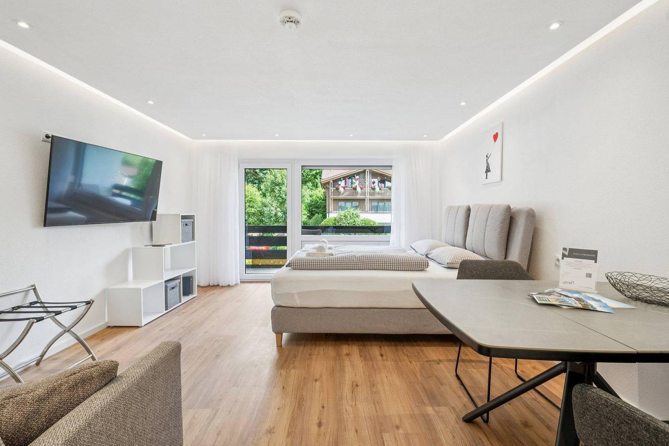 Ganze Ferienwohnung, Appartement/Fewo, Bad, Wc, 1 Schlafraum in Oberstaufen, Bayerisch Schwaben