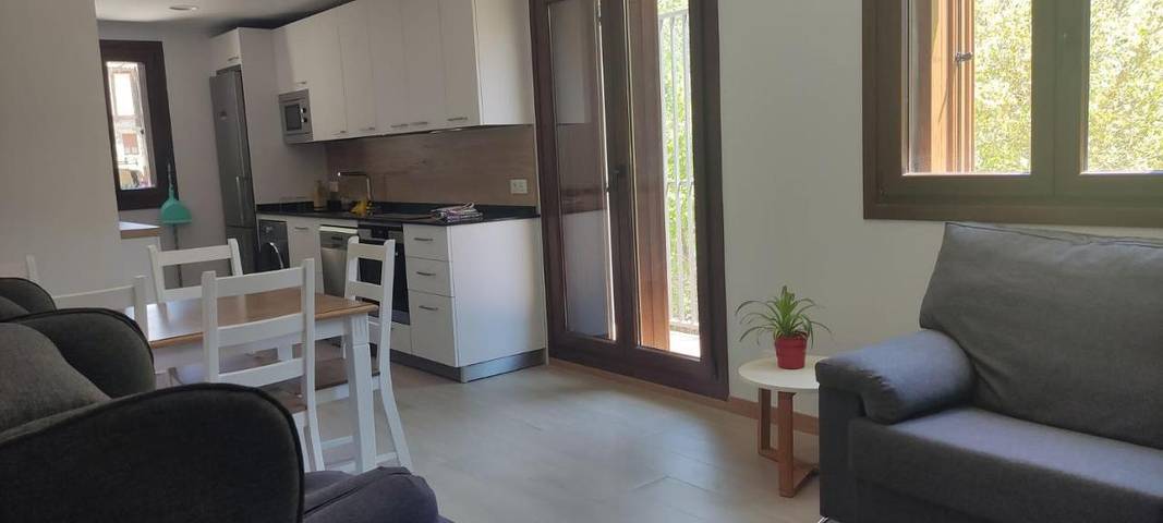 Apartamento de vacaciones para 5 personas, con vistas al lago además de vistas y jardín, Se admiten mascotas en Roncal-Salazar - 4