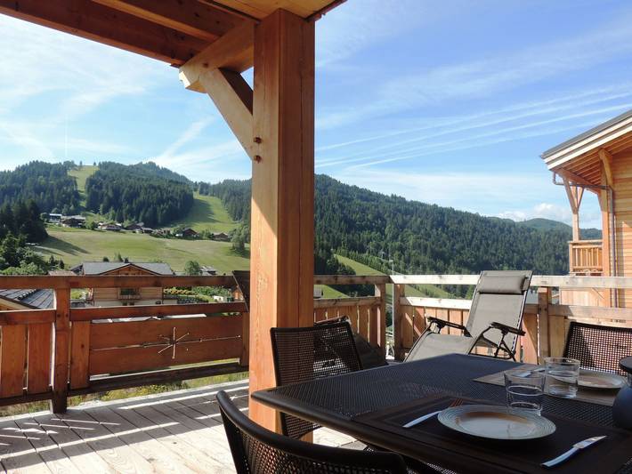 Chalet voor 6 personen, met balkon in Les Gets