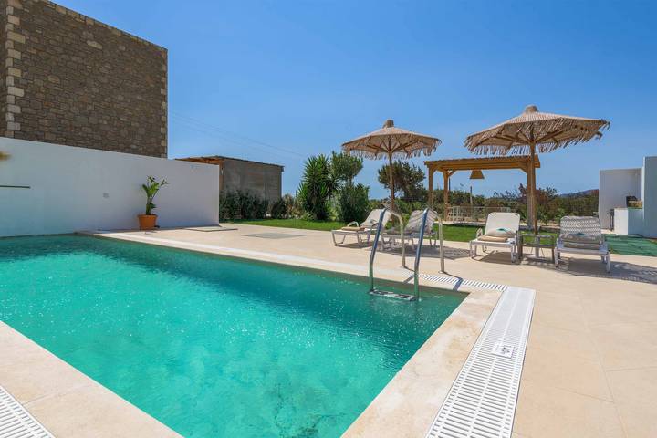 Ferienhaus für 4 Personen, mit Balkon und Terrasse