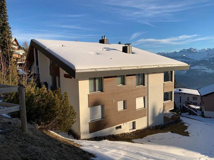 Gîte pour 4 personnes, avec Balcon et Terrasse ainsi que Jardin et Vue sur le lac dans Rigi Kaltbad