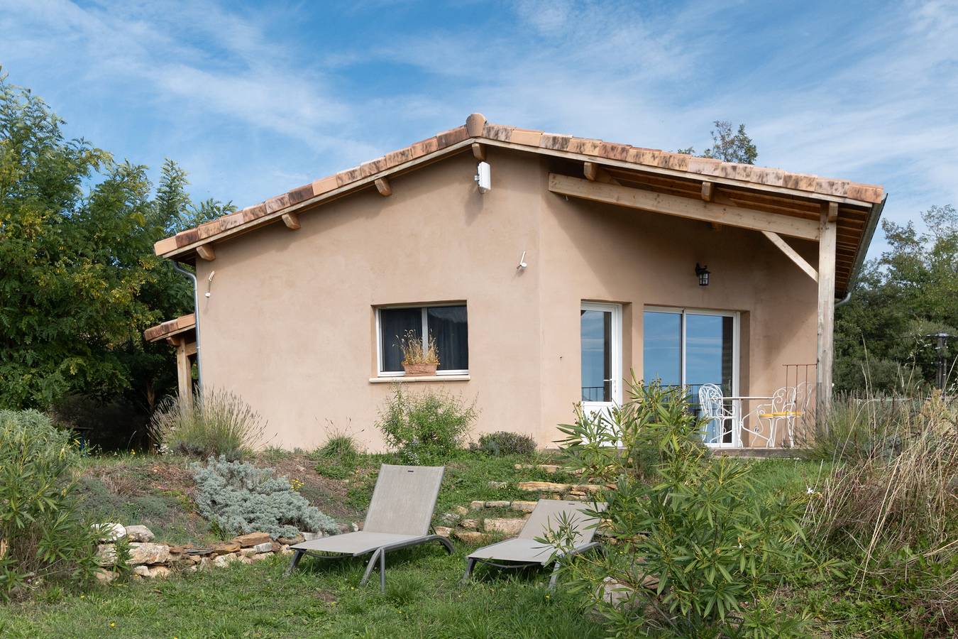 Maison de vacances 'Eco Gîte' avec vue sur la montagne, Wi-Fi et climatisation in Payzac (Ardèche), Parc naturel régional des Monts d'Ardèche