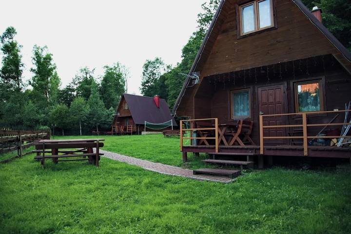Domek letniskowy dla 6 osób, z taras i ogród oraz widok w Podkarpacie