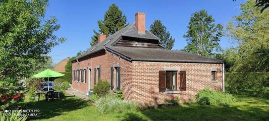 Cottage pour 6 personnes, avec jardin et vue dans La Flamengrie