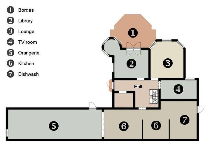 Château pour 54 personnes, avec jardin et terrasse en Bourgogne-Franche-Comté - 2