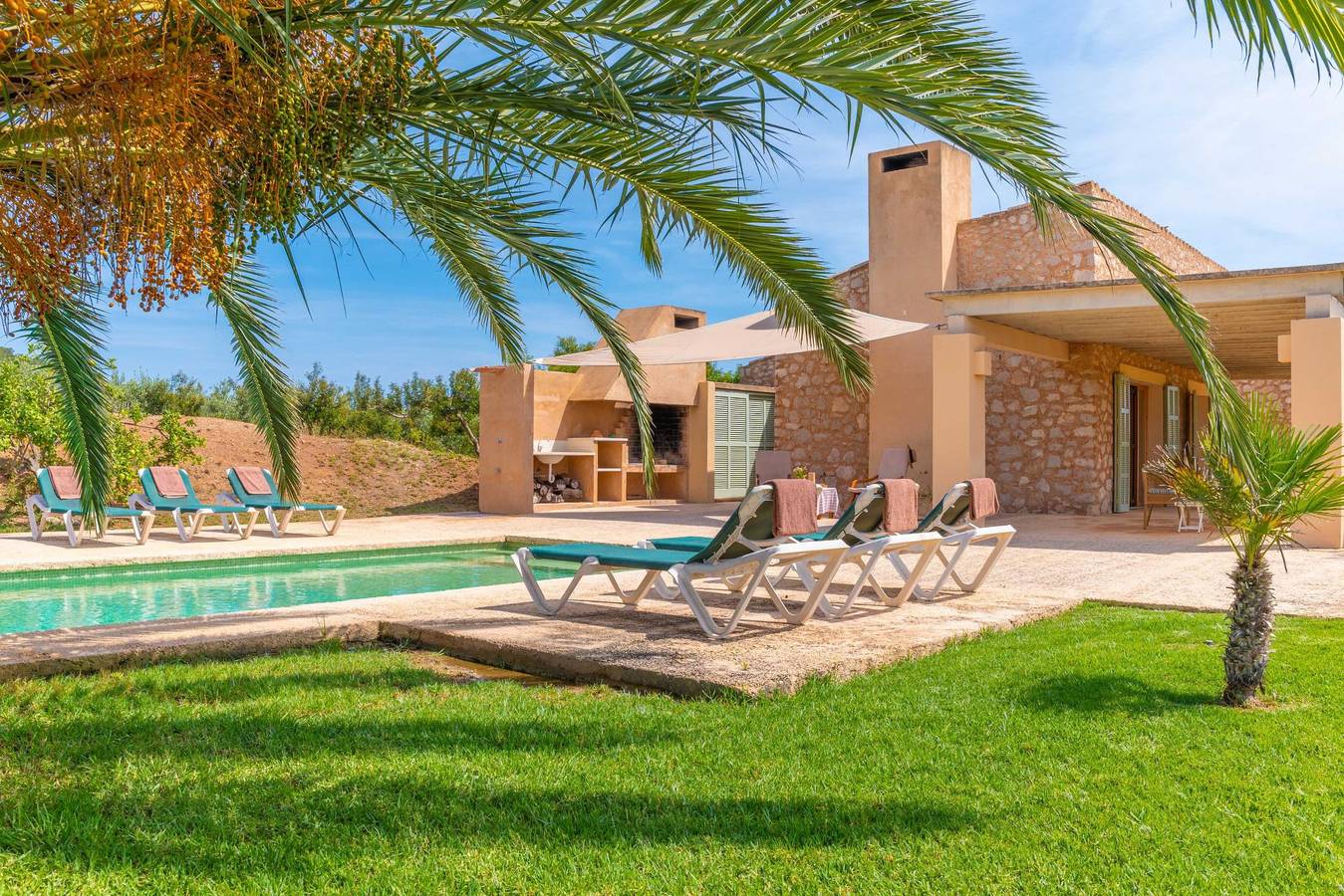 Son Floriana - Beautiful villa with private pool and free Wifi in Cala Millor in Son Servera, East Majorca