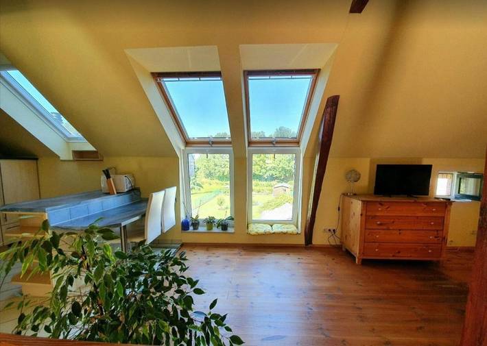 Ferienwohnung für 3 Personen, mit Garten und Ausblick in Priepert - 2