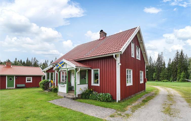 Ferienhaus für 7 Personen, mit Terrasse und Garten sowie Sauna in Tranemo