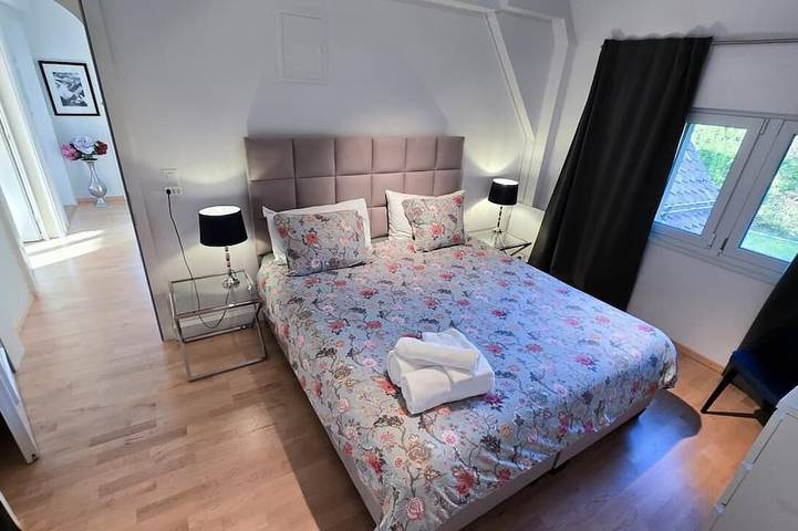 Ganze Wohnung, Geräumige Duplex-Wohnung mit fantastischem Seeblick nur 5 Minuten von Zürich in Zollikon Dorf, Zollikon