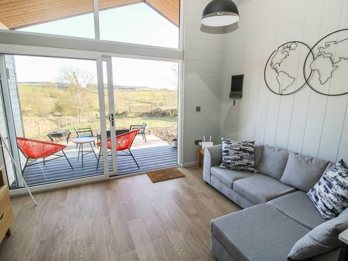 Casa rural para 4 personas con jardín in Colinas de Shropshire