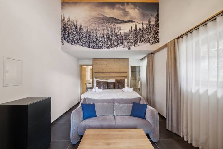 Hütte für 2 Personen, mit Garten und Sauna in Grimentz