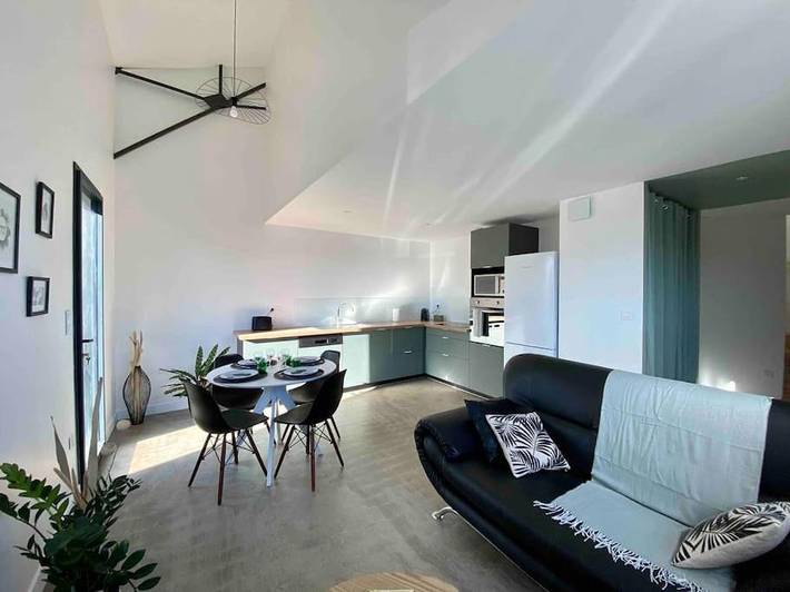 Maison de vacances pour 4 personnes, avec jardin