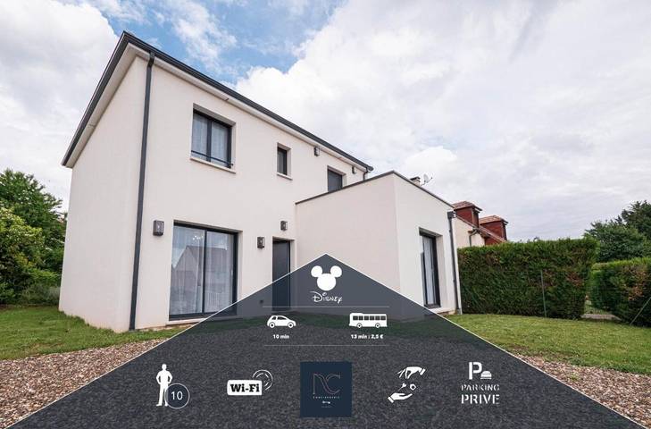 Villa pour 10 personnes, avec jardin