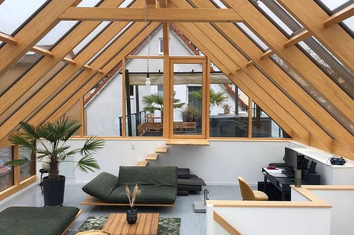 Ferienwohnung für 4 Personen, mit Terrasse und Whirlpool in Schwabach