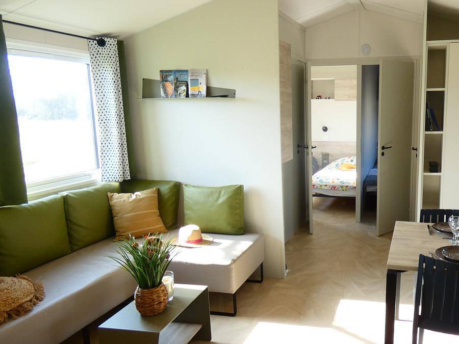 Camping Les Brillas - Mobilhome 6 personas - Gama Trio Premium con jacuzzi in Les Moutiers-en-Retz, Côte de Jade