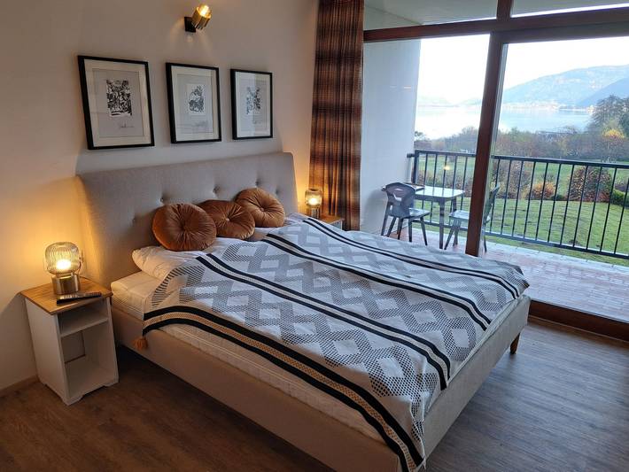 Ferienwohnung für 2 Personen, mit Balkon und Seeblick sowie Garten am Ossiacher See - 2