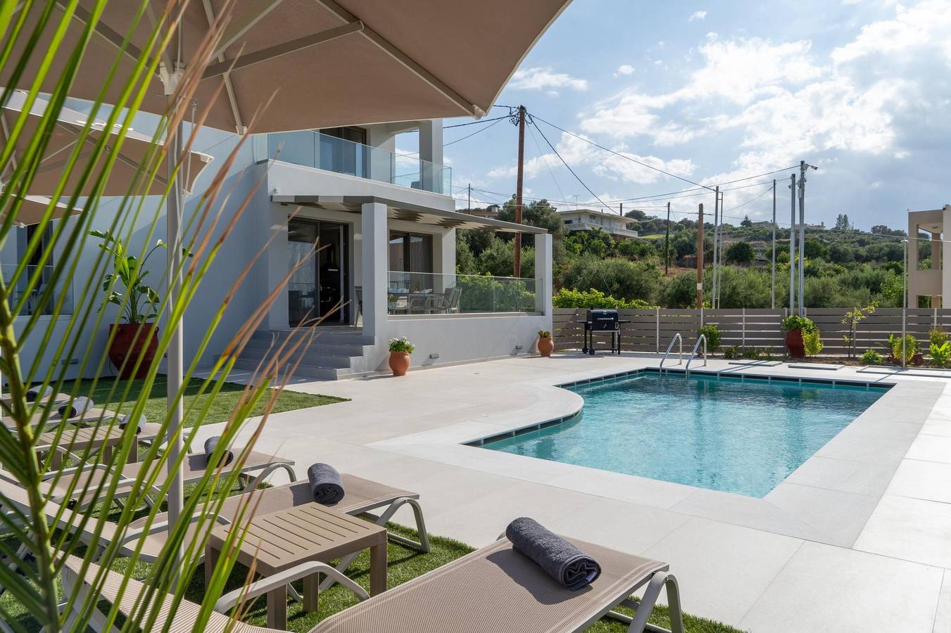 Villa für 6 Personen mit Meerblick in Rethymno und Umgebung