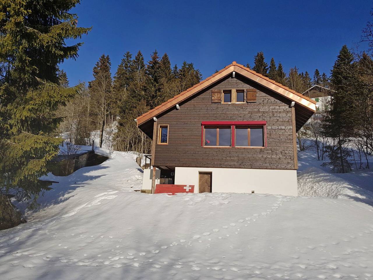 Chalet De La Vue Des Alpes - Chalet De La Vue Des Alpes 100.1 in Val-de-Ruz, Pays des Trois-Lacs