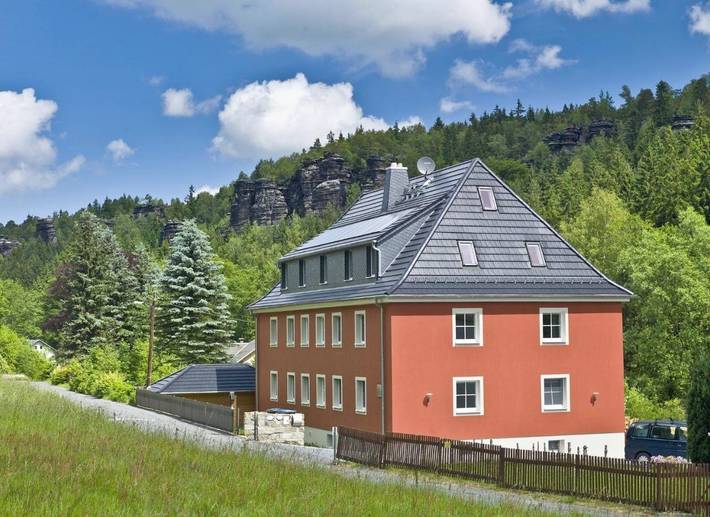 Ferienwohnung für 2 Personen, mit Terrasse und Garten sowie Sauna und Ausblick in Rosenthal-Bielatal - 4