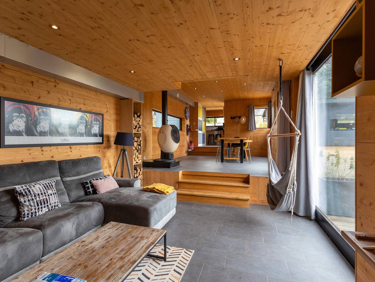 Casa de vacaciones 'La Cafoutche X X L' con terraza privada, jardín compartido y Wi-Fi in Gommenec'h, Côtes-d'Armor