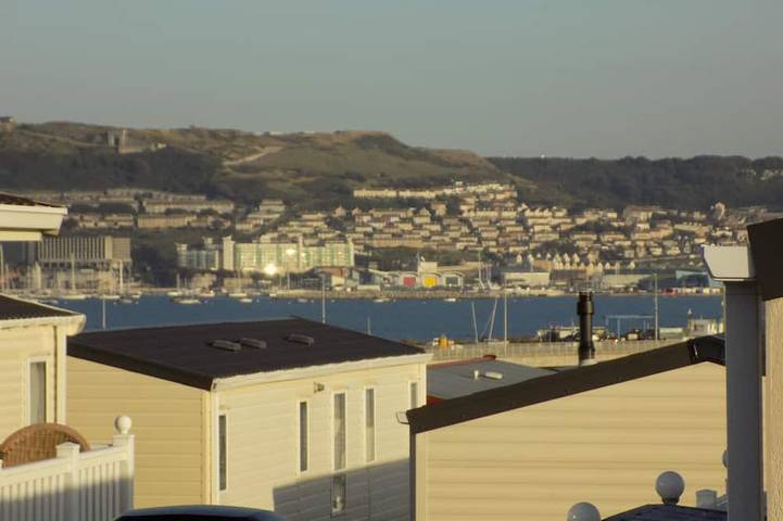 Luxus-Wohnmobil mit spektakulärem Meerblick. in Weymouth, Dorset