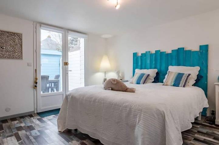 La Villa bleue in Merville-Franceville-Plage, Région de Caen