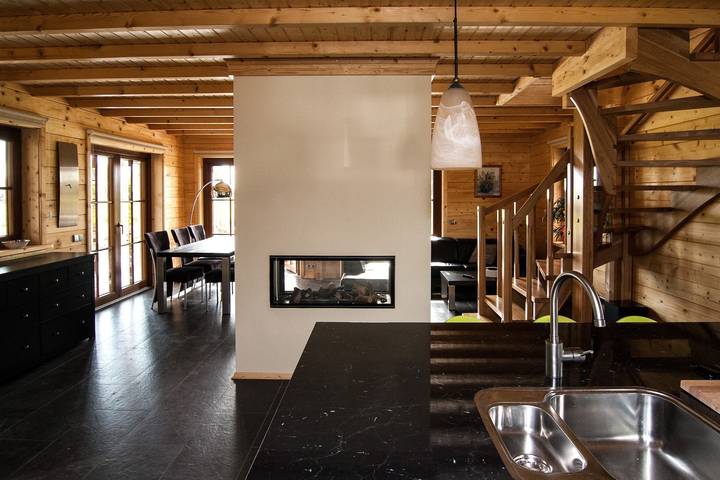 Luxury Wooden Villa Tine in Forested Area with Stunning Views of the Countryside in Den Ham, Twente