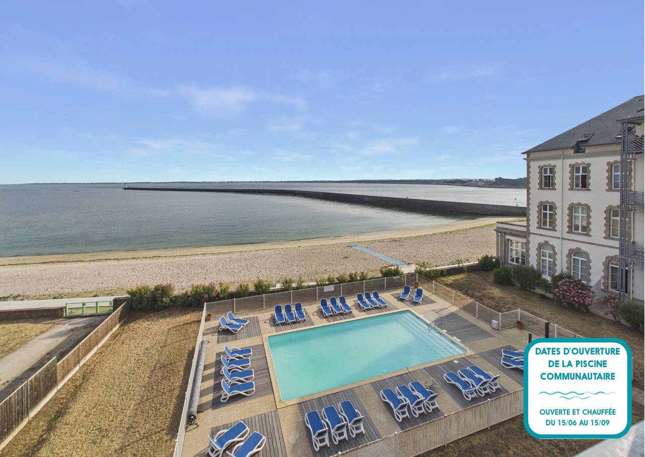 Appartement entier, Balcon vue mer & piscine - appartement pour 2 in Le Croisic, Côte d'Amour