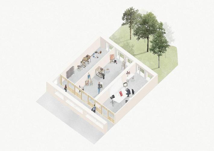 Hôtel pour 2 personnes, avec jardin ainsi que vue et terrasse dans Plage Castoul Le Palais - 2