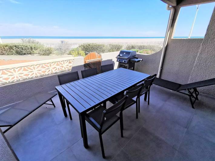 Ferienhaus für 6 Personen, mit Terrasse und Ausblick in Port Leucate