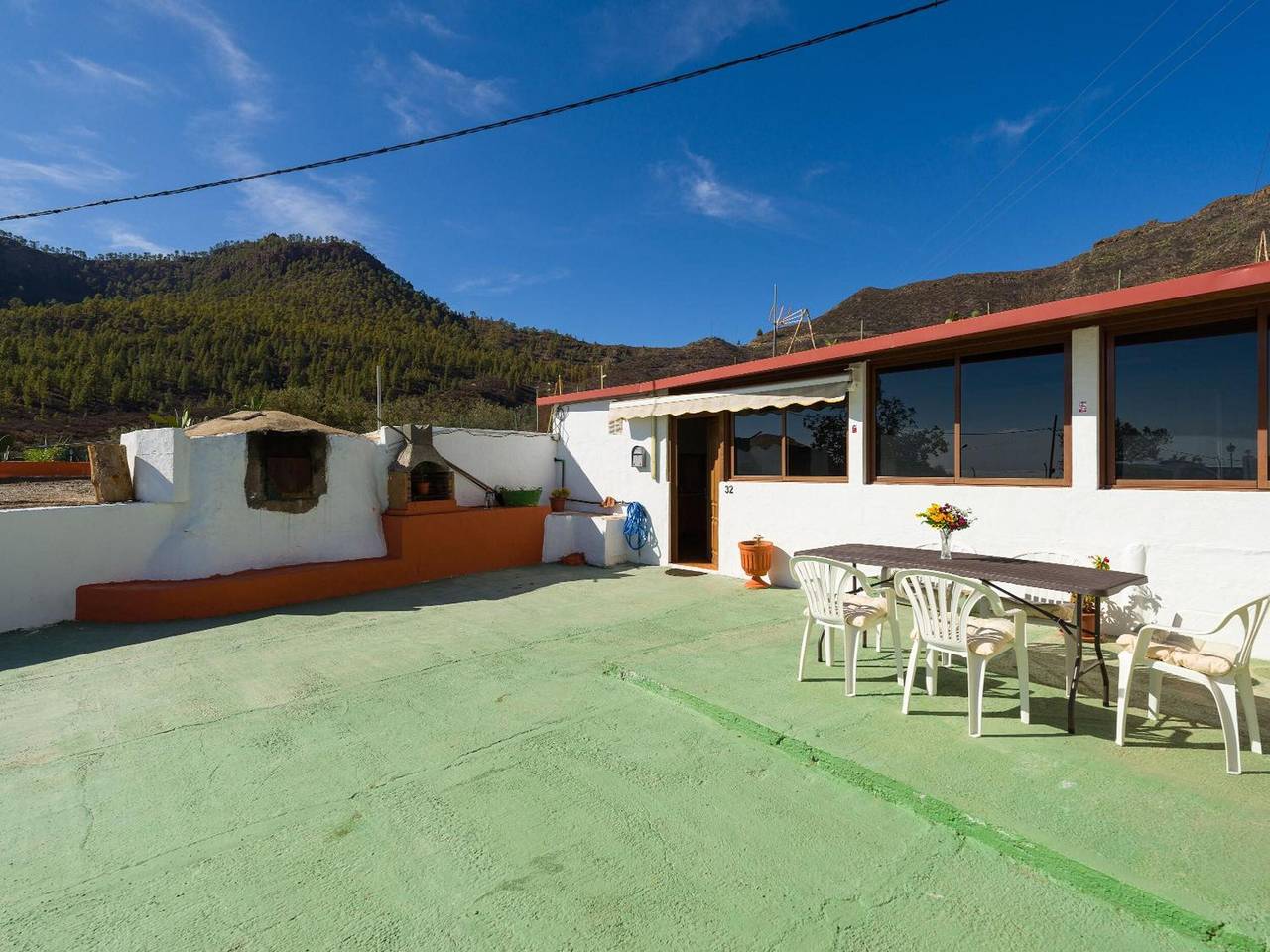Ferienhaus 'La Casita Cueva Don Carmelo' mit Bergblick, privater Terrasse und Wlan in San Bartolomé de Tirajana, Gran Canaria Süd