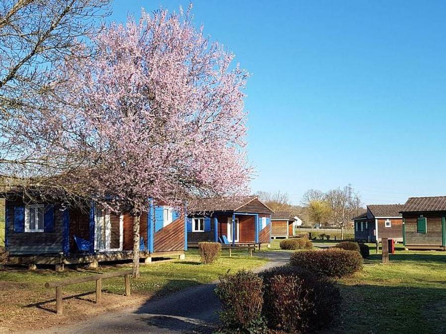 Camping municipal La Rivière - Donzenac - Chalet 4 personen in Donzenac, Brive-la-Gaillarde und Umgebung