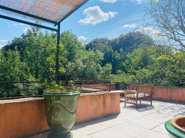 Location de vacances pour 2 personnes, avec terrasse ainsi que jardin et vue à Fressac - 3