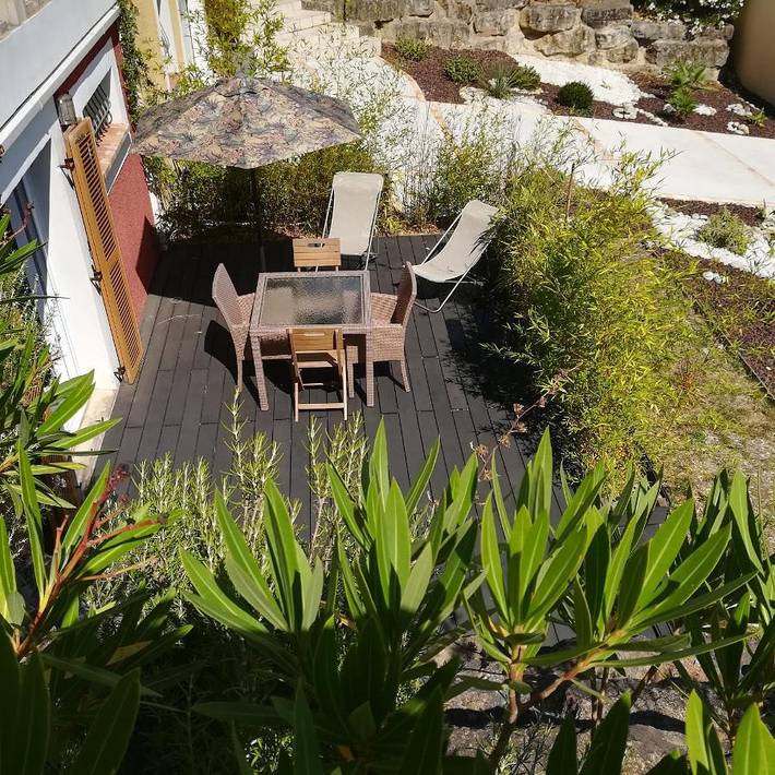Maison de vacances pour 4 personnes, avec Terrasse ainsi que Jardin et Vue