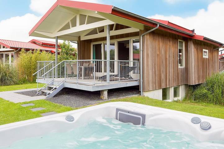 Ferienhaus für 6 Personen, mit Sauna und Garten, mit Haustier