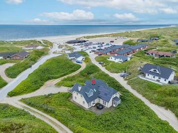 Ferienhaus mit Meerblick für 6 Personen, mit Whirlpool und Sauna in Henne Strand