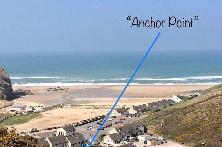 Holiday rental for 6 people, with garden in St Agnes