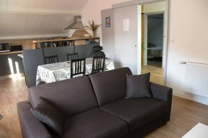 Appartement de vacances pour 4 personnes, avec jardin