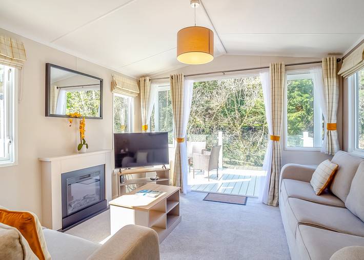 Caravan for 4 people in Cornwall