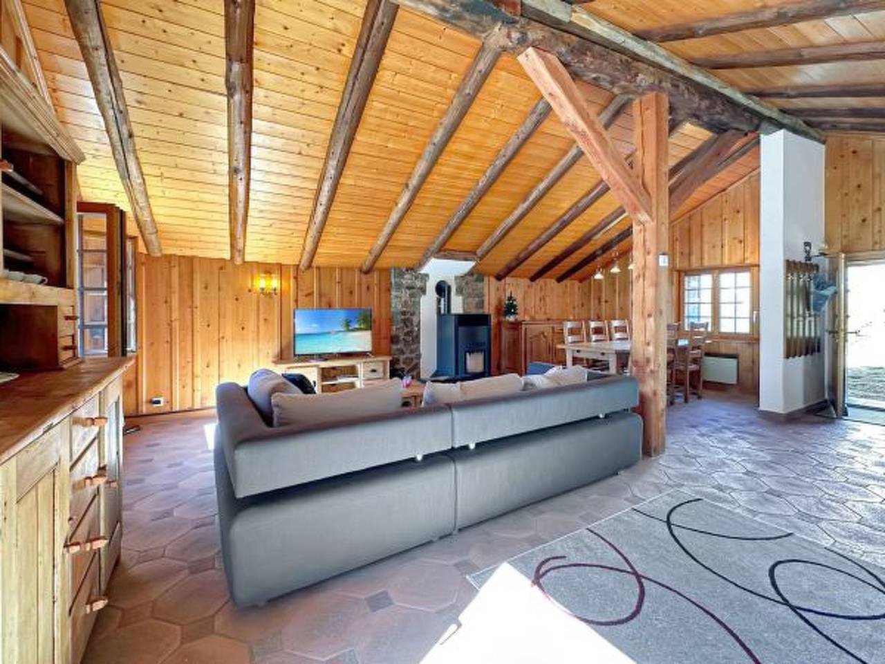 Ferienhaus für 8 Personen mit Terrasse in Orsières, Walliser Alpen