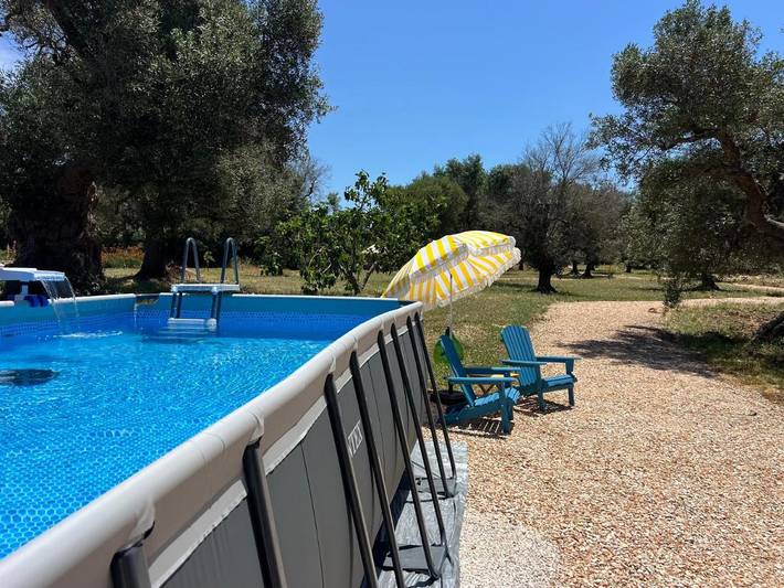 Camping für 2 Personen, mit Terrasse und Ausblick sowie Garten im Salento - 4