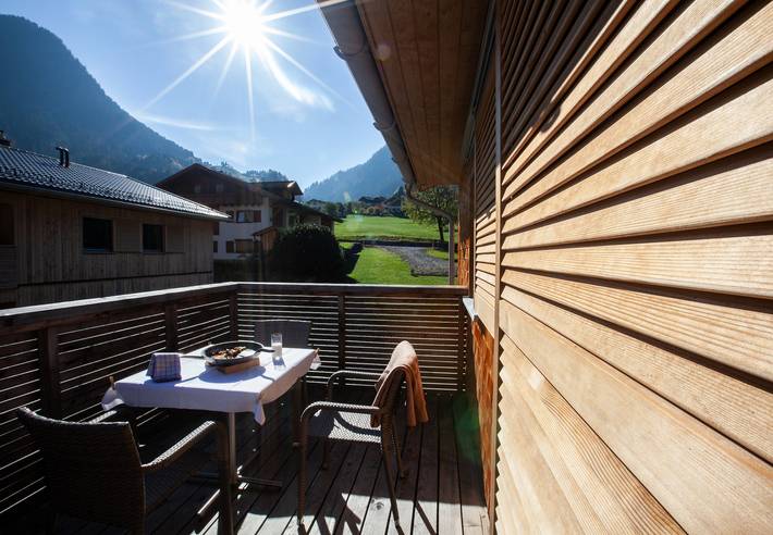 Ferienwohnung für 6 Personen, mit Balkon und Garten in Sankt Gallenkirch