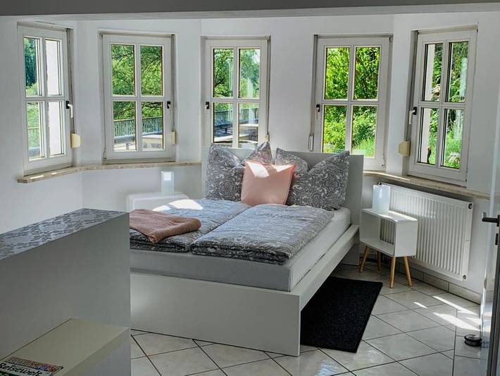 Ferienwohnung für 4 Personen, mit Terrasse und Ausblick