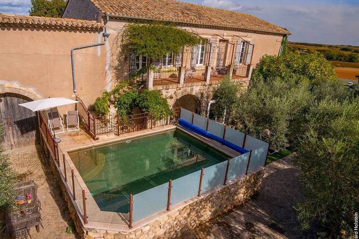 Gîte pour 2 personnes, avec terrasse et piscine ainsi que jacuzzi et jardin à Puimisson - 4