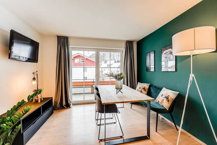 Ferienwohnung für 4 Personen, mit Sauna und Balkon in Bad Hindelang