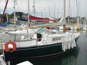 Bateau pour 2 personnes, avec terrasse et vue en Bretagne