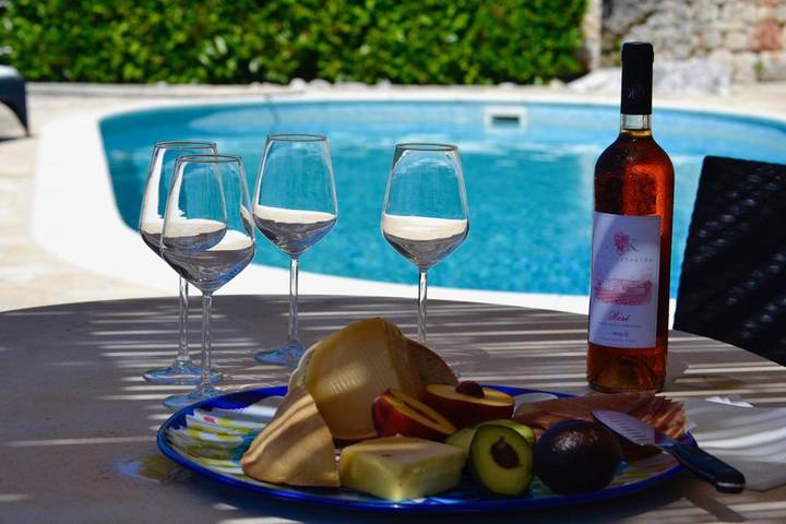 Villa pour 10 personnes, avec piscine ainsi que balcon et vue à Viganj - 4