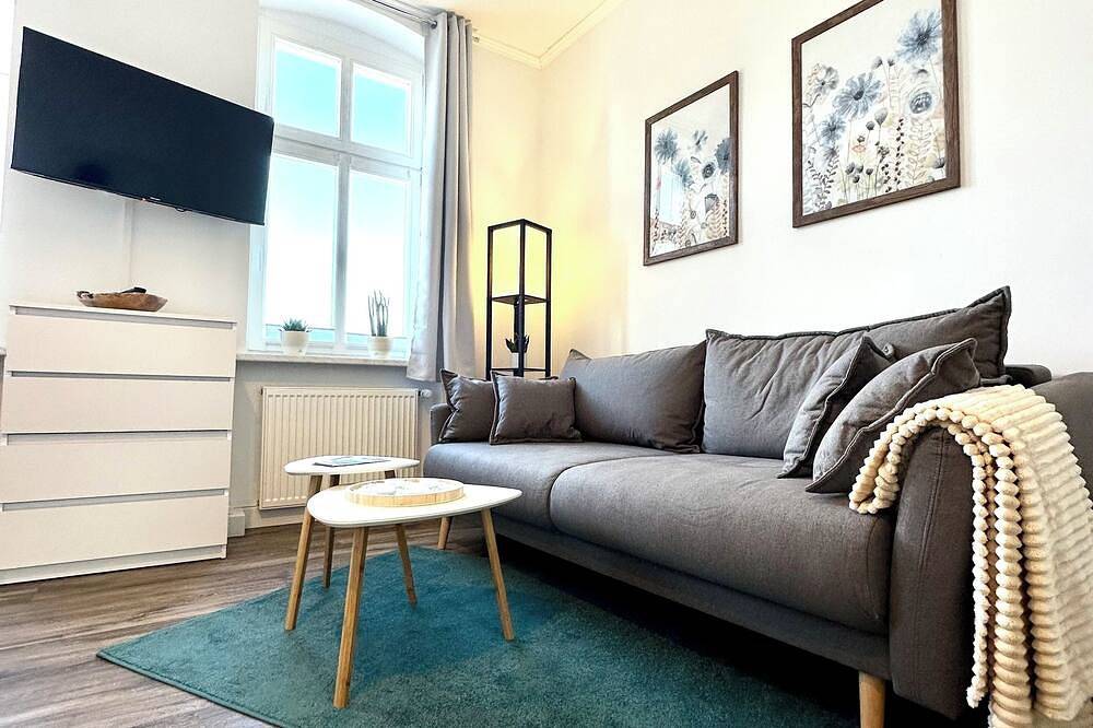 Ganze Wohnung, Ferienwohnung ※Frieda※ m. Parkplatz+Wallbox,Balkon,Küche,Wm in Ballenstedt, Harzvorland